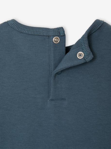 Long-sleeved T-shirt for baby boys peacock blue 