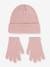 Hat and gloves set by LEVI'S rose 