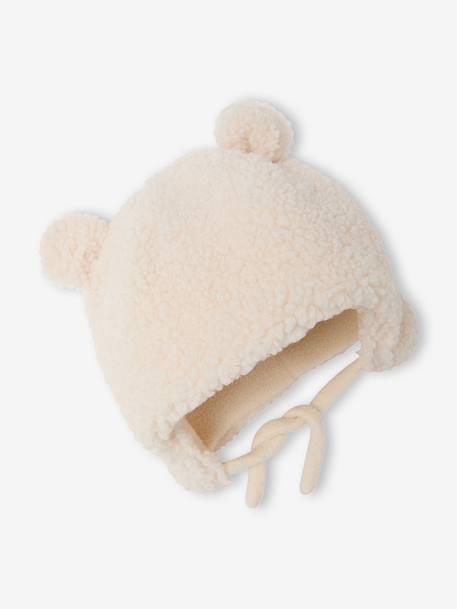 Puffer jacket with hat and mittens for baby girls sage green 