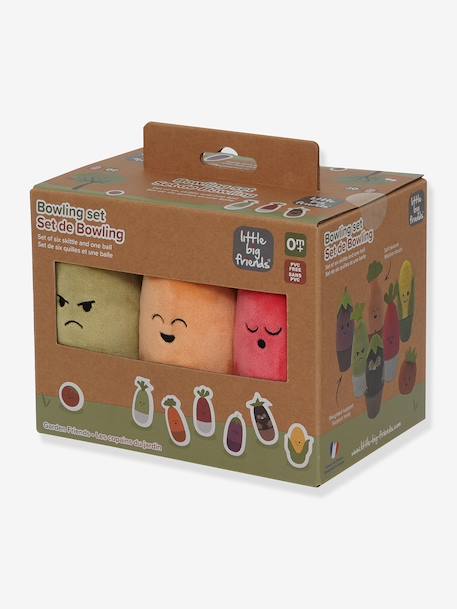 Vegetable bowling set by LITTLE BIG FRIENDS multicoloured 