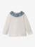 Long-sleeved T-shirt with Liberty collar rose 