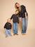 Leopard Sweatshirt for Baby & Mum, Capsule Collection by ENVIE DE FRAISE beige+dark grey 