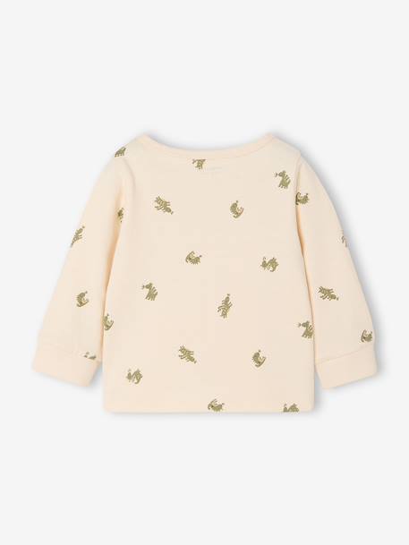 Long-sleeved T-shirt for baby boys vanilla 