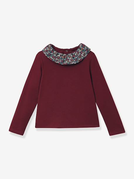 Pierrot long-sleeved T-shirt by CYRILLUS red 
