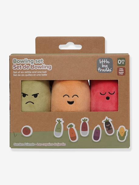 Vegetable bowling set by LITTLE BIG FRIENDS multicoloured 