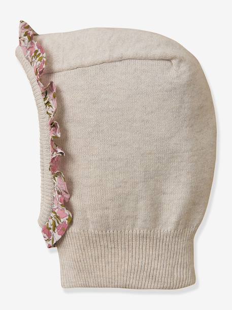 Liberty balaclava by CYRILLUS rose 