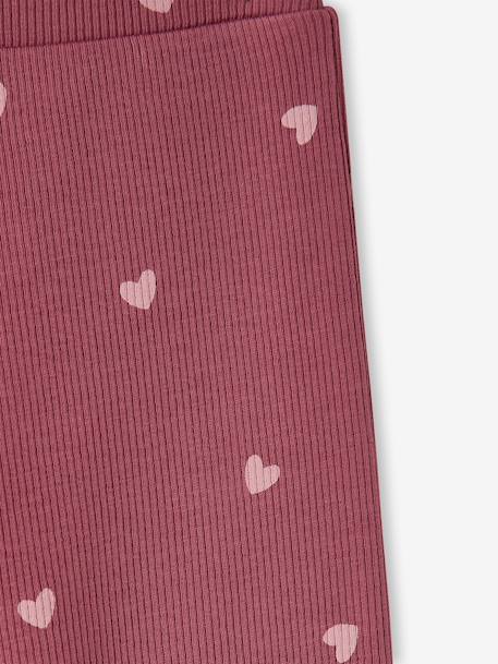 Sweatshirt and leggings set for baby girls raspberry pink 