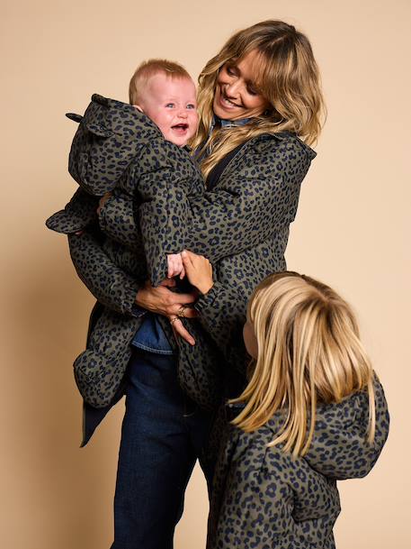 Reversible snowsuit khaki 
