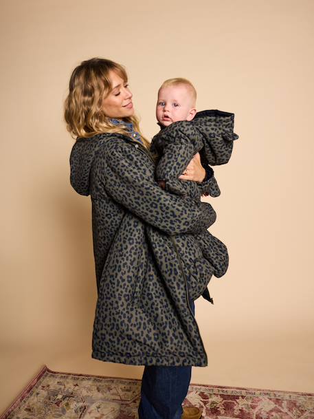 Reversible snowsuit khaki 