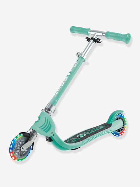 Junior foldable scooter with lights by GLOBBER green 