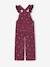 Dungarees for girls plum 
