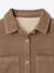 Corduroy long-sleeved shirt for boys taupe 