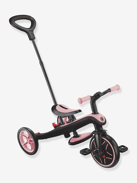 4-in-2 adjustable tricycle Explorer V3 by GLOBBER beige+blue+green+rose 