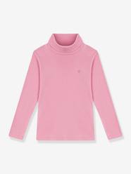 Girls-Tops-Roll Neck Tops-Roll neck top for kids by PETIT BATEAU