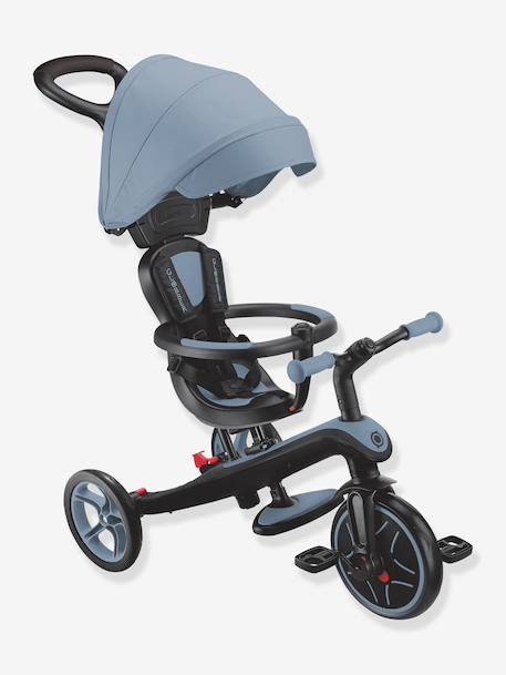 4-in-2 adjustable tricycle Explorer V3 by GLOBBER beige+blue+green+rose 