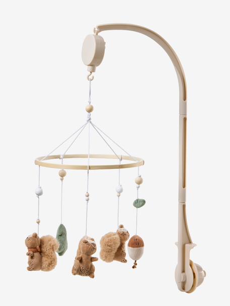 Musical cot mobile beige 