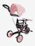 4-in-2 adjustable tricycle Explorer V3 by GLOBBER beige+blue+green+rose 
