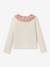 Pierrot long-sleeved T-shirt by CYRILLUS ecru+red 