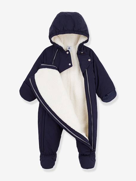 Baby snowsuit by PETIT BATEAU navy blue 