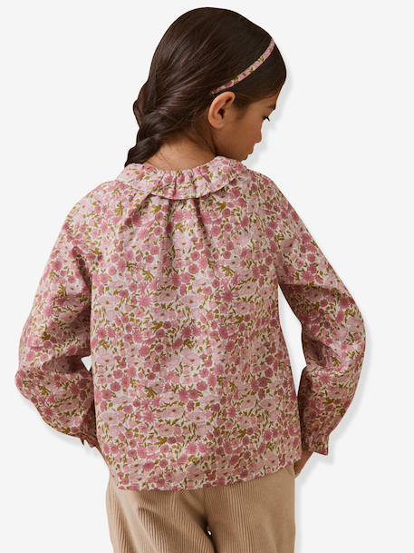 Poppy blouse by CYRILLUS rose 