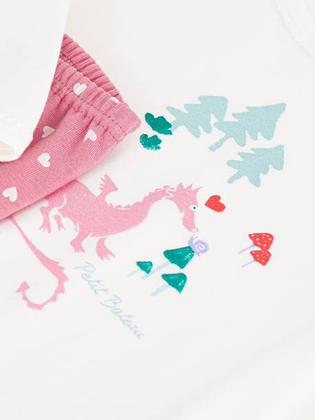 Pyjamas for kids by PETIT BATEAU rose 