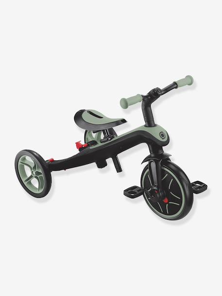 4-in-2 adjustable tricycle Explorer V3 by GLOBBER beige+blue+green+rose 