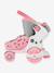 Quad roller skates for beginners by GLOBBER blue+rose 