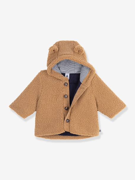 Hooded jacket camel 