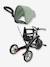 4-in-2 adjustable tricycle Explorer V3 by GLOBBER beige+blue+green+rose 
