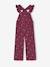 Dungarees for girls plum 