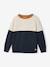 Customisable crew neck sweatshirt for boys navy blue 