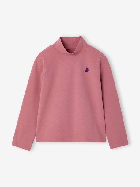 Pack of 3 High Neck Tops for Girls, BASICS dusky pink+mauve 