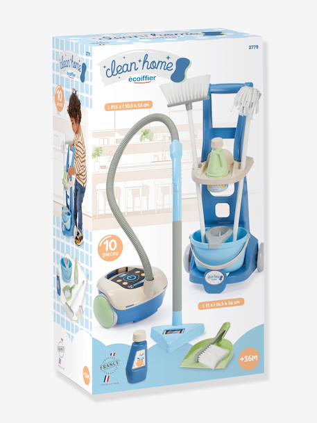 Cleaning trolley with vacuum cleaner ECOIFFIER multicoloured 