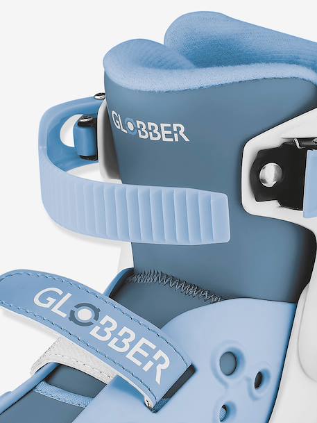 Quad roller skates for beginners by GLOBBER blue+rose 