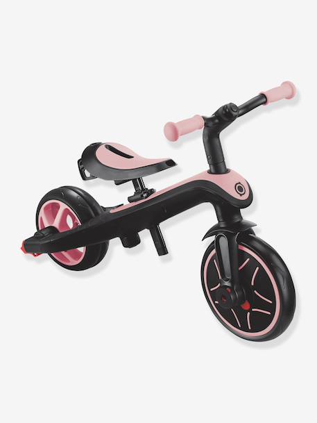 4-in-2 adjustable tricycle Explorer V3 by GLOBBER beige+blue+green+rose 