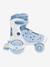 Quad roller skates for beginners by GLOBBER blue+rose 