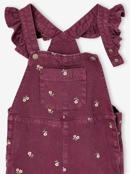 Dungarees for girls plum 