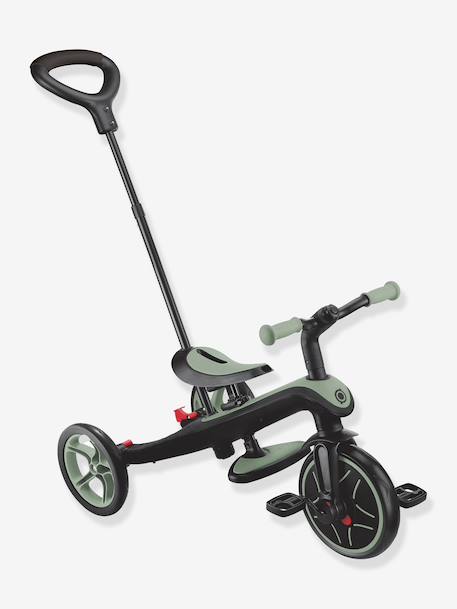 4-in-2 adjustable tricycle Explorer V3 by GLOBBER beige+blue+green+rose 