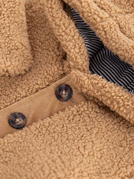 Hooded jacket camel 