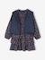 Dress and gilet set for girls slate blue 