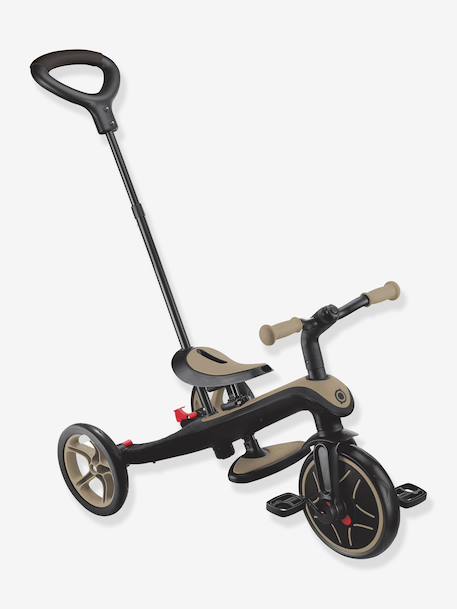 4-in-2 adjustable tricycle Explorer V3 by GLOBBER beige+blue+green+rose 