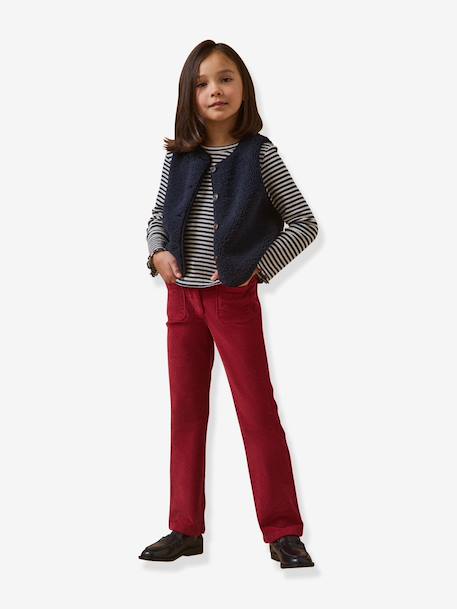 Sherpa gilet by CYRILLUS navy blue 