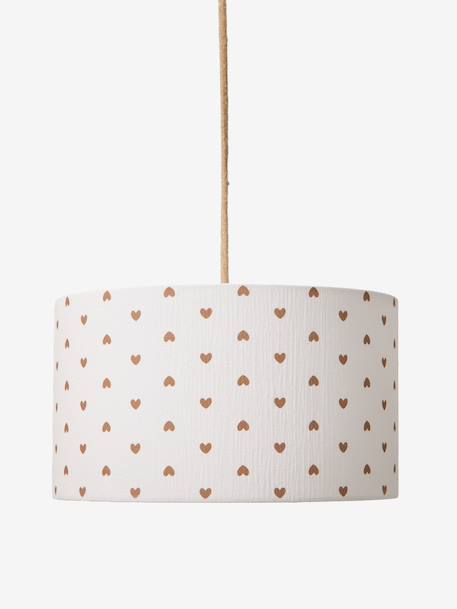 Cotton gauze lampshade ecru 