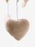 Wooden and rattan musical mobile beige 