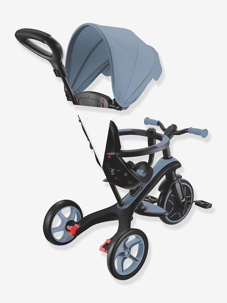 4-in-2 adjustable tricycle Explorer V3 by GLOBBER beige+blue+green+rose 