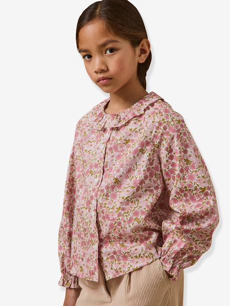 Poppy blouse by CYRILLUS rose 