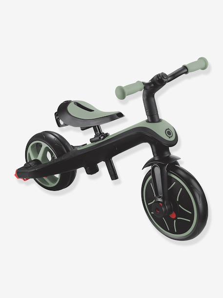 4-in-2 adjustable tricycle Explorer V3 by GLOBBER beige+blue+green+rose 