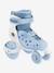 Quad roller skates for beginners by GLOBBER blue+rose 