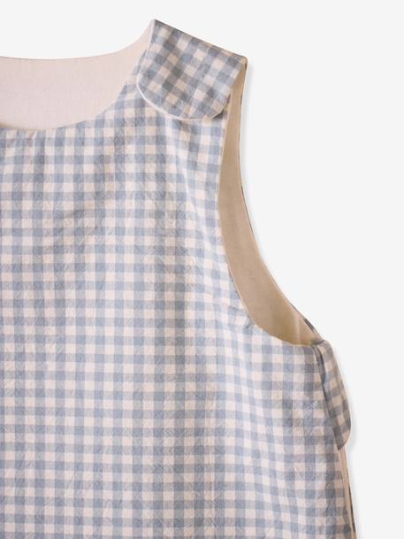 Gingham baby sleep bag by CYRILLUS green 