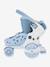 Quad roller skates for beginners by GLOBBER blue+rose 